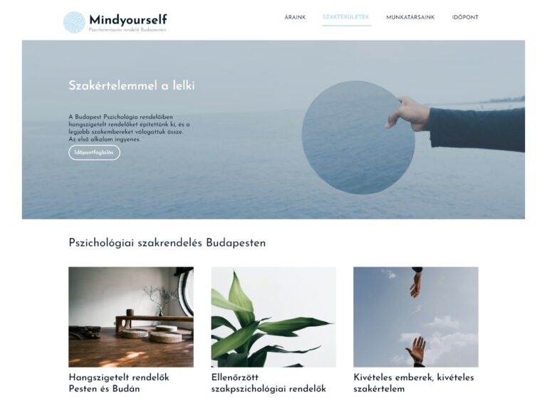weboldal pszichologia portfolio